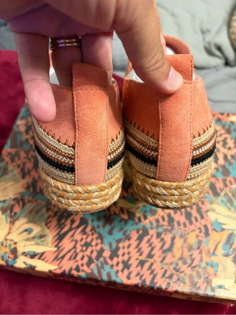 Ulla Johnson Coral Suede Espadrille Platform Loafers